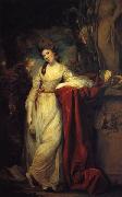 Sir Joshua Reynolds British actress oil painting on canvas